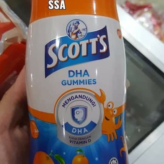 Scott Dha Gummies/Vitamin Anak/Minyak Ikan/Scott Emulsion Vit Anak -