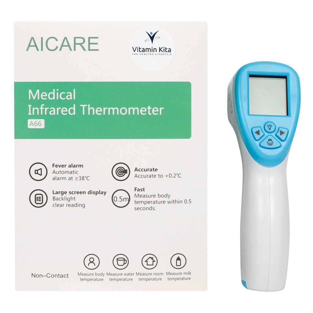 THERMOMETER INFRARED AICARE MODEL A66-ALAT TERMOMETER