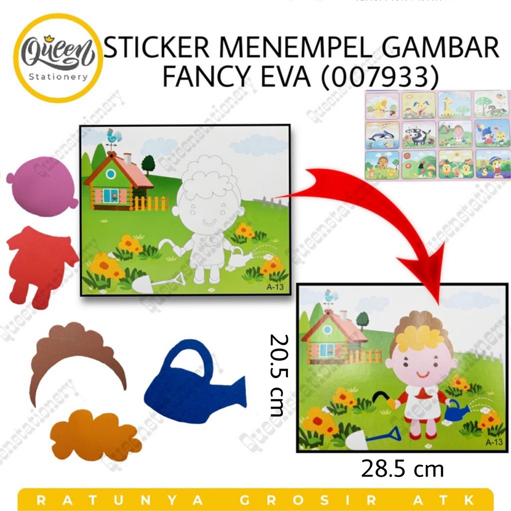 

STICKER MENEMPEL GAMBAR FANCY EVA (007933) / MAINAN EDUKASI / STICKER TEMPEL / TEMPEL GAMBAR