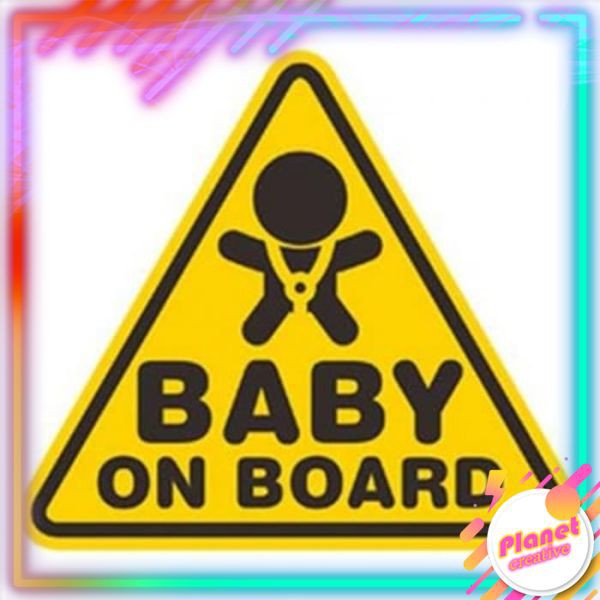 

Baby On Board Segitiga Cutting Sticker