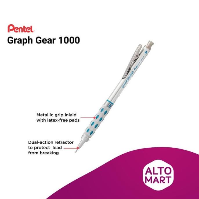 

Pentel Graph Gear 1000 Mechanical Pencil 0.5 mm 0.5mm GraphGear