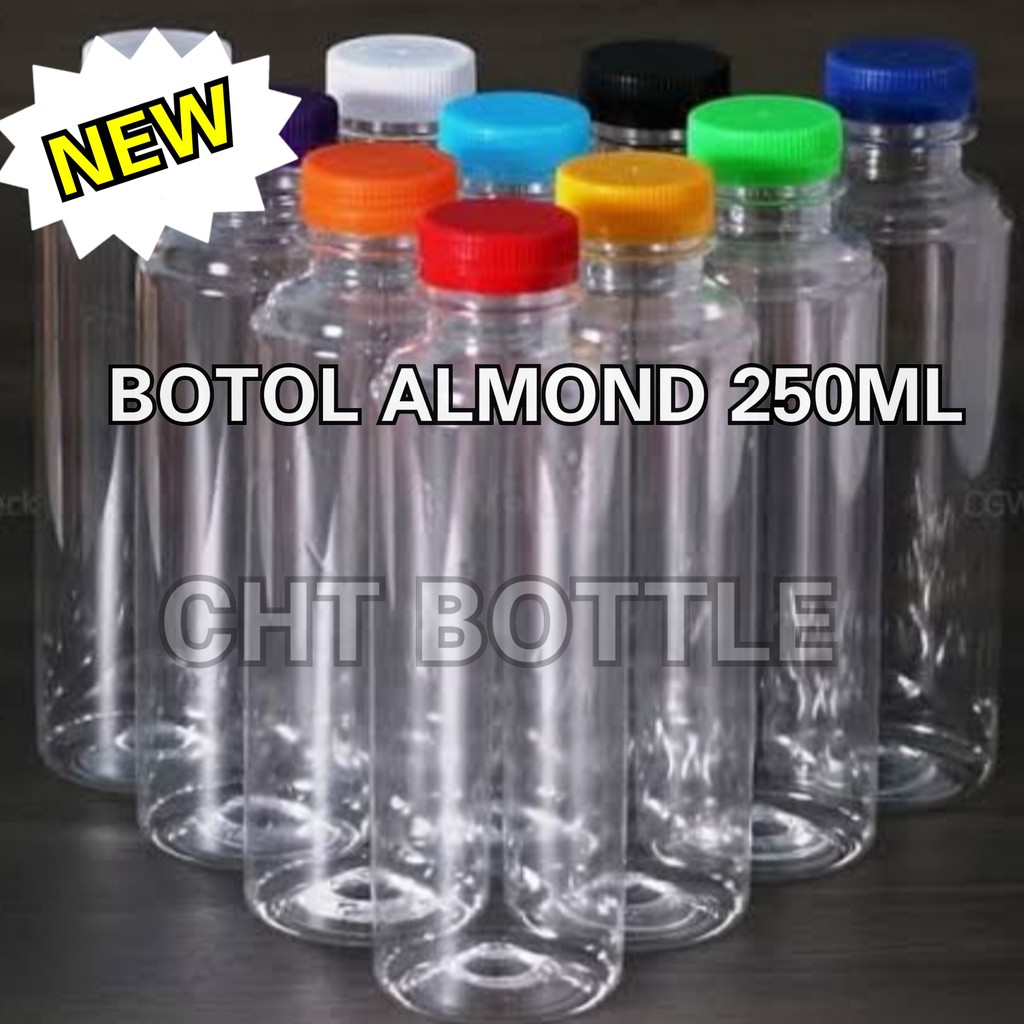 Botol Almond 250ml/botol Jus 250ml/botol Kopi 250ml