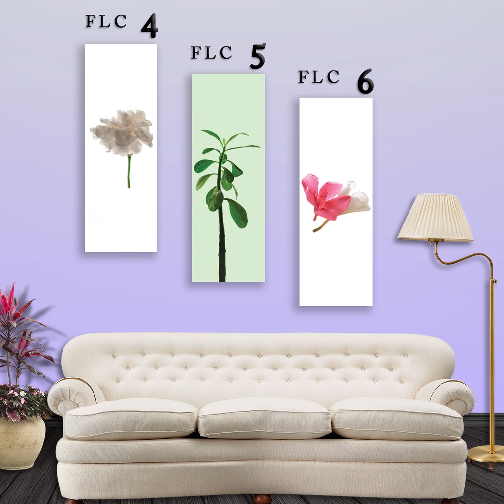 Wall decor - hiasan dinding rumah - Walldecor flawer bunga tanaman murah