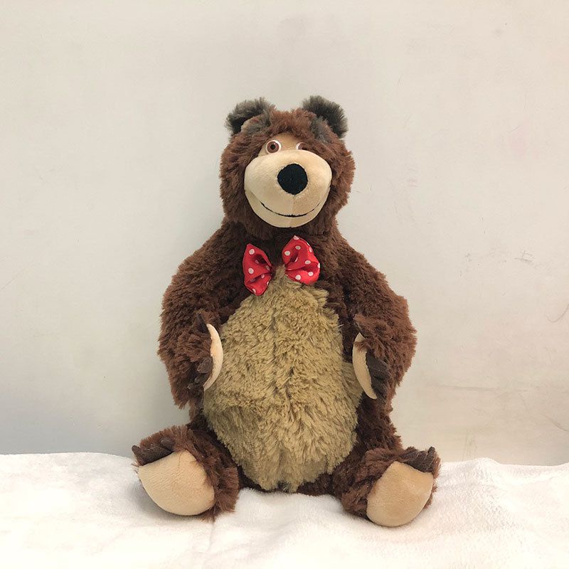 [available] Cute Russia Bears Plush Stuffed Doll Masha and the Bear Baby Children Plush Toy Gift