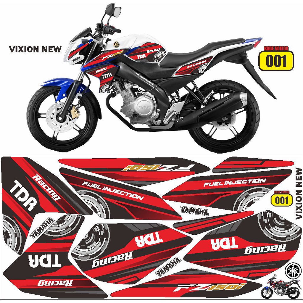 striping VIXION new / decal VIXION new / variasi VIXION new