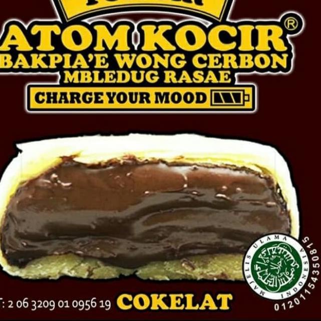 

[PRODUK IP0HH] Tomcir Atom Kocir Cokelat Bakpia Cirebon 1 pack isi 5 C0Y