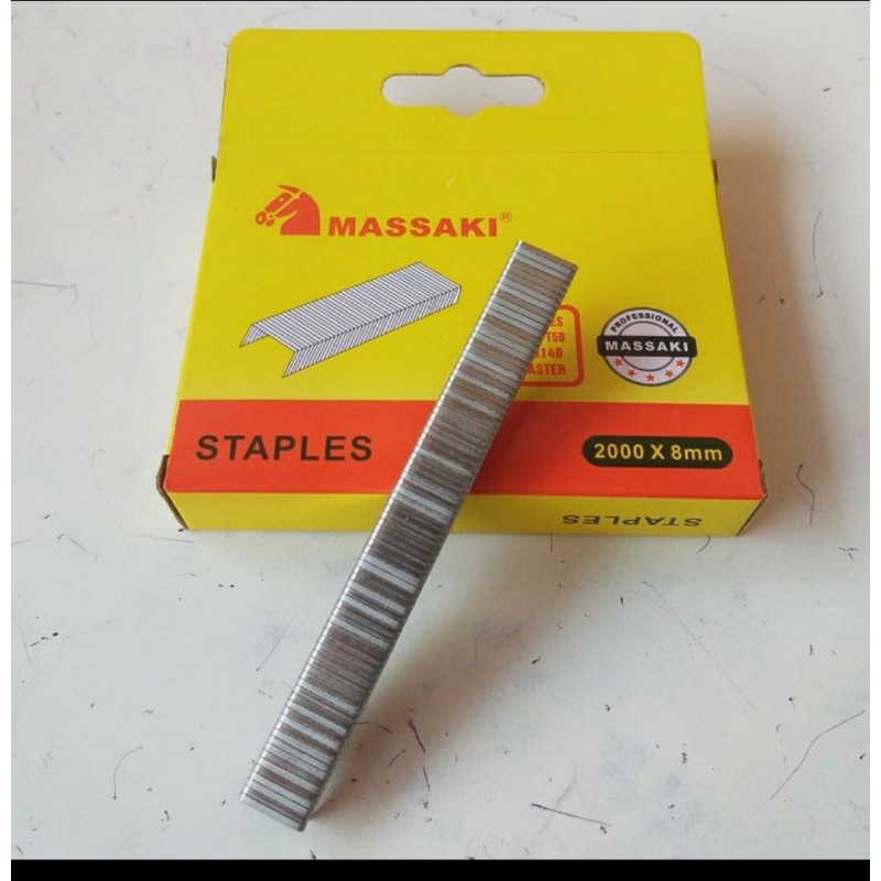 

refill staples 8mm/isi ulang staples massaki