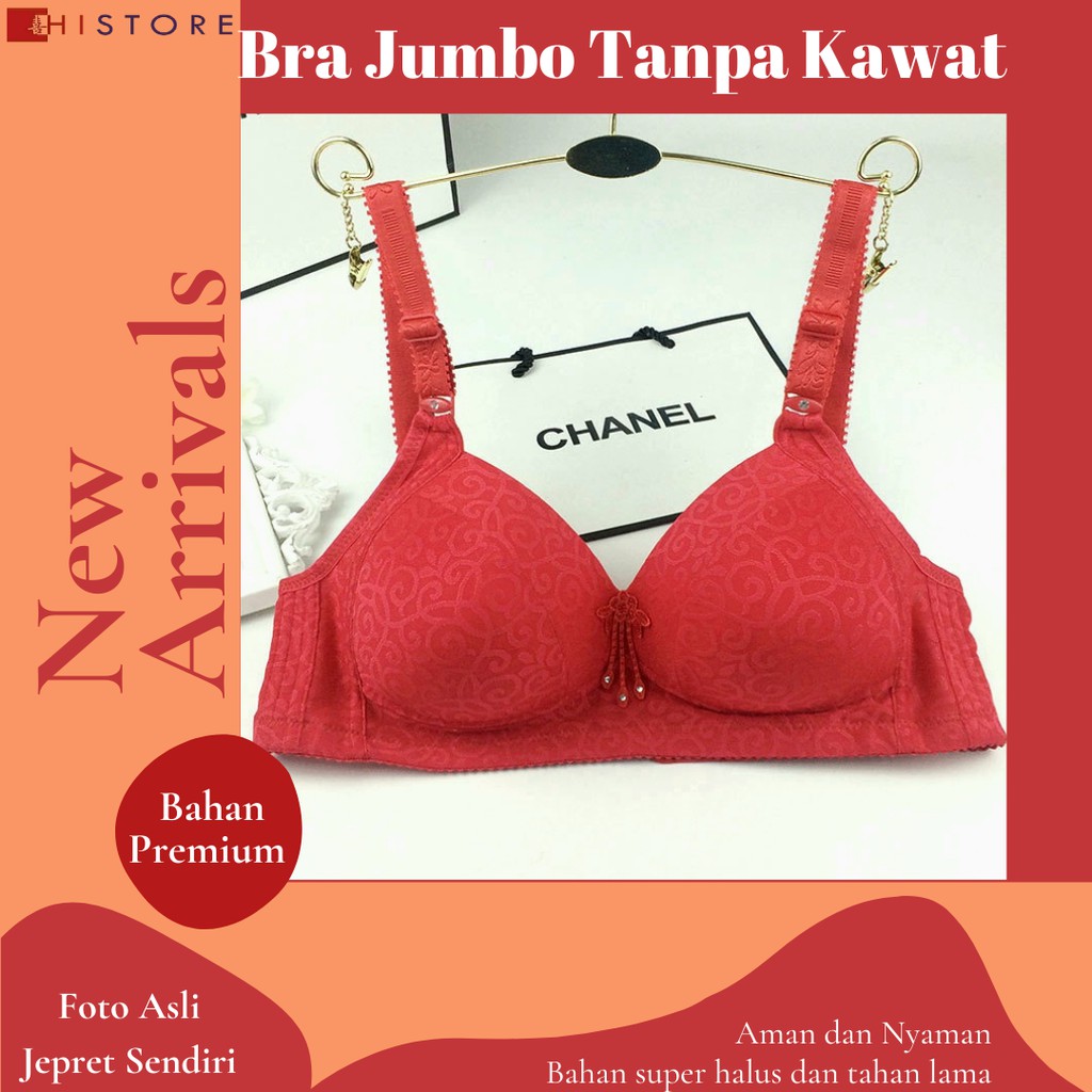 [HI]Bra BH JUMBO Cup C Fashion Wanita Bra wanita Premium BH Busa Tipis Tanpa Kawat Sangat Nyaman 333