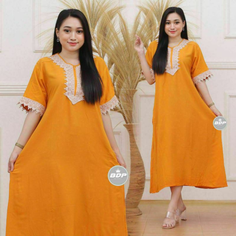 DASTER ARAB BUSUI RESLETING DEPAN MOTIF RANDOOM ukuran Ld110cm pjg baju 125cm