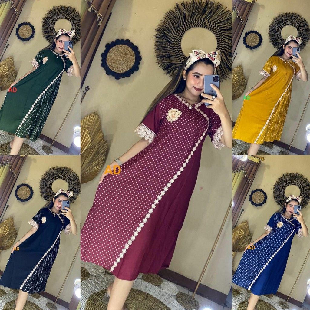 BISA COD-PROMO DASTER WANITA TERBARU 2022 DASTER ARABIAN MOTIF POLKA CEPLOK DASTER HITS KEKINIAN BAJ