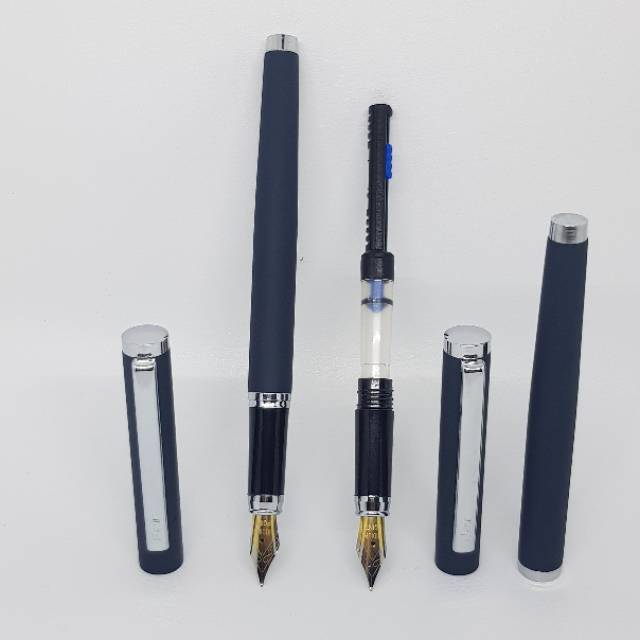 

Fountain Pen Fair Blue Dop Nib M.Pulpen.Pena Tinta Isi ulang ink