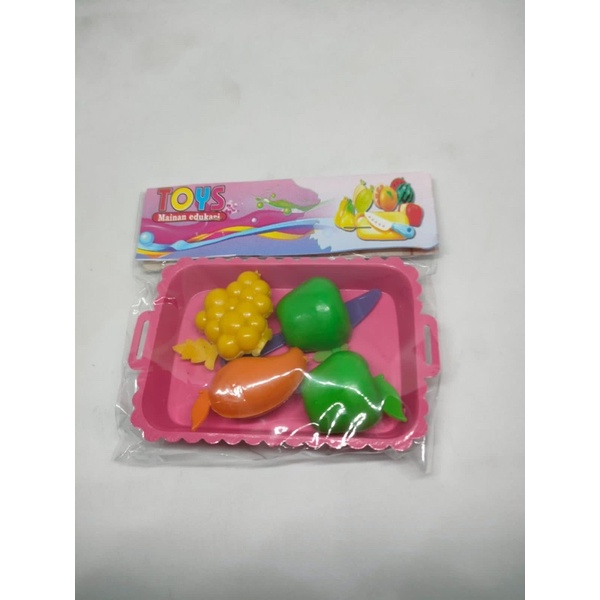 Mainan nampan buah”2 pcs 10