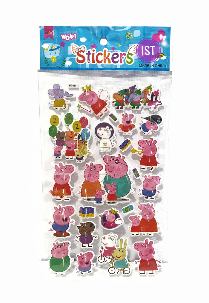 

STICKER STIKER TIMBUL PEPA PIGG