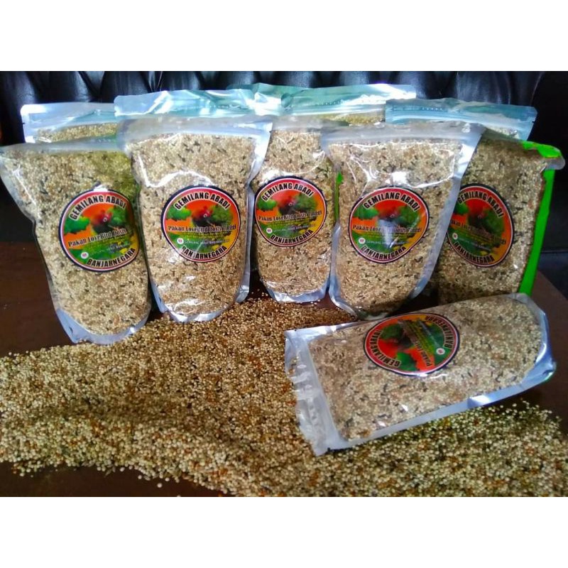 PAKAN GEMILANG ABADI BANJARNEGARA PAKAN KENCENG DOSIS TINGGI UNTUK LOVEBIRD