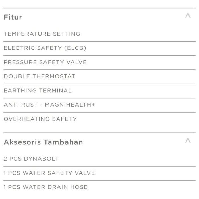 Modena Water Heater Listrik ES 15A3 15 A3 ES15A3 UNICA Titanium 15L