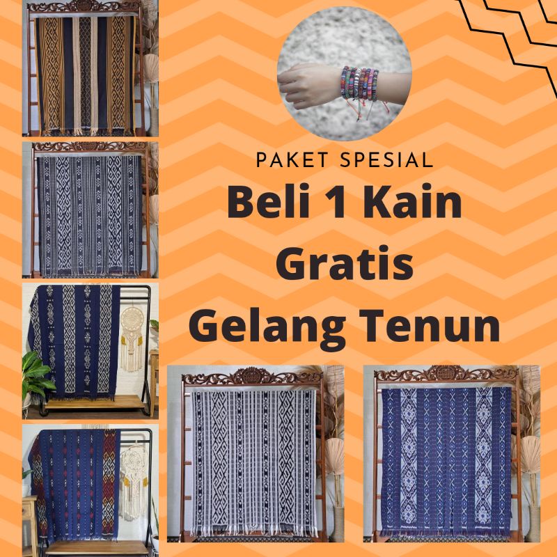Kain Batik Tenun Etnik Blanket Troso Jepara Indonesia Motif Ntt Toraja Lombok Sumba Kalimantan Murah