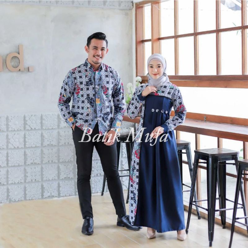 SET COUPLE GAMIS KAISHA GOWN BAJU GAMIS LEBARAN TERBARU 2022 GAUN HARI RAYA BAJU COUPLE LEBARAN