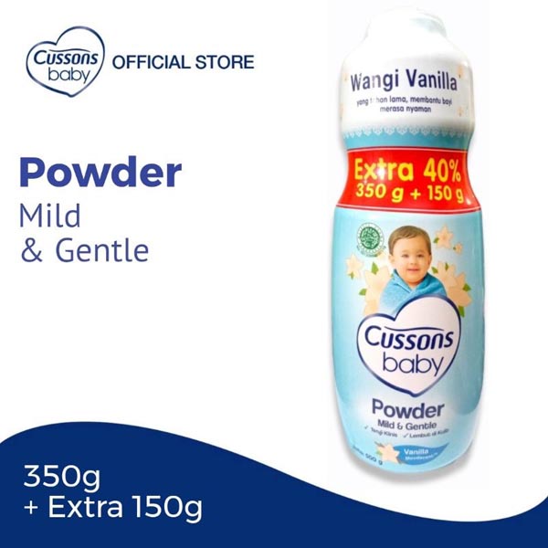 [350+150GR] [BPOM] Cussons Baby Powder 350 Gram | Bedak Bayi_Cerianti