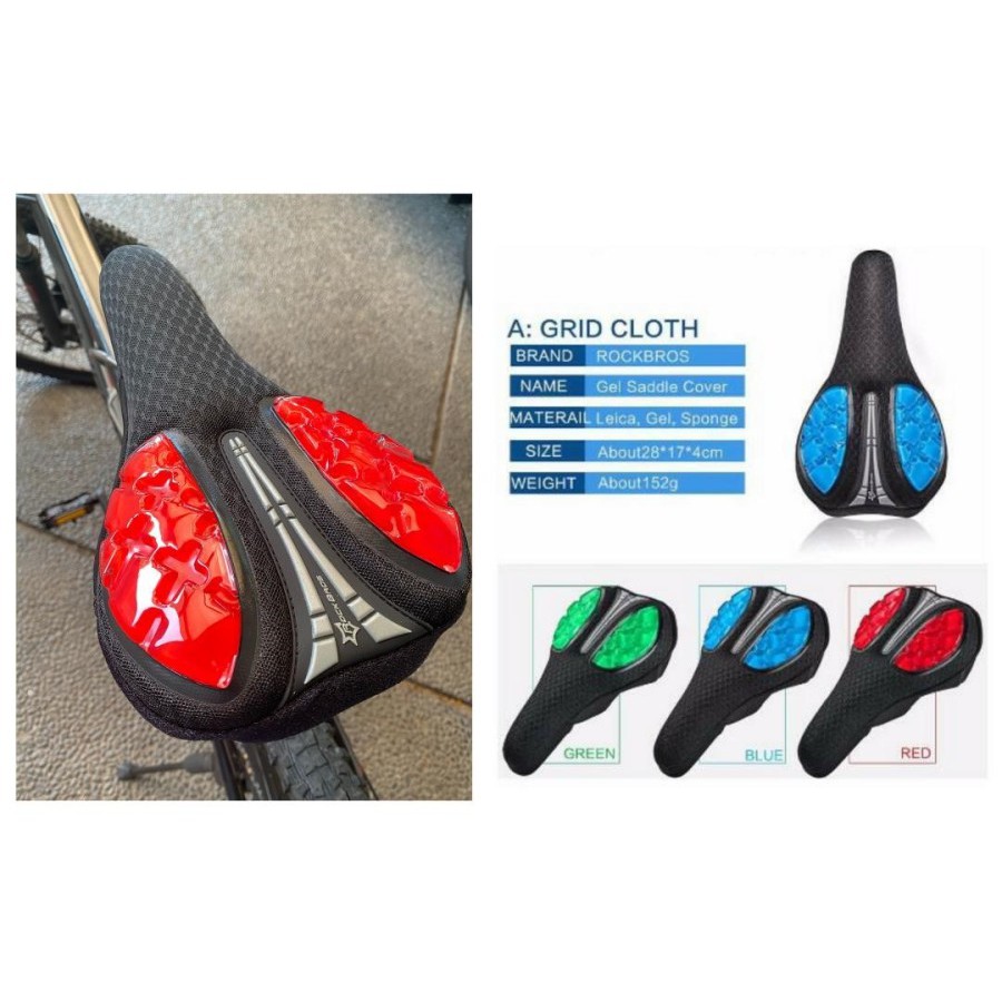 Rockbros Bicycle Seat Saddle Cover Alas Duduk Sepeda Jok Sepeda Sadel Aksesoris Sepeda