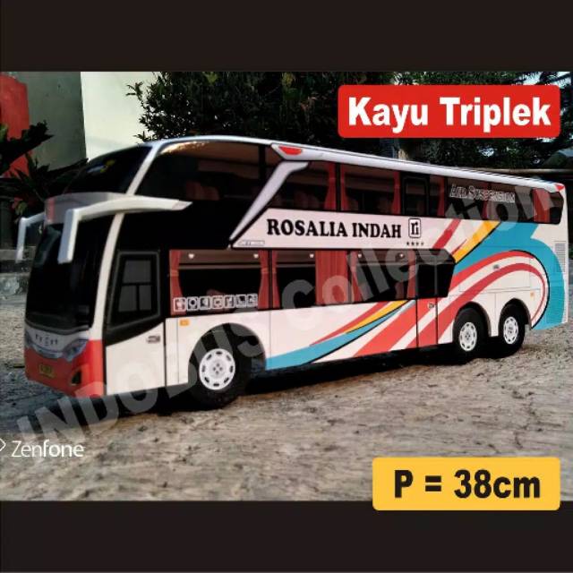Miniatur bus BESAR rosalia indah