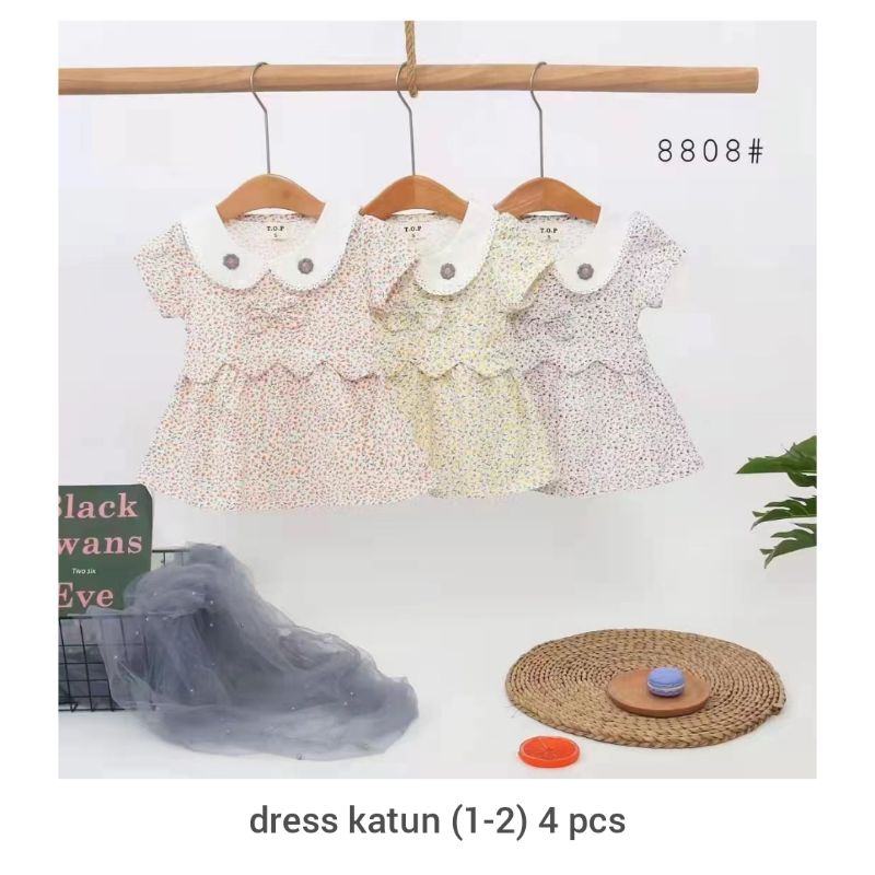 grosir 4 pcs dress import anak