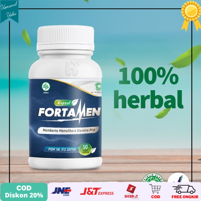 

◾COD◾ FORTAMEN obat herbal suplemen pria dewasa
