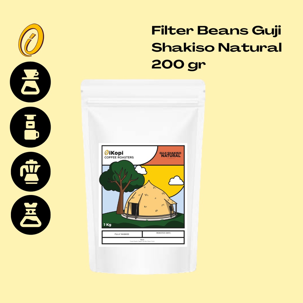 

Filter Beans iKopi Guji Shakiso Natural 200gr