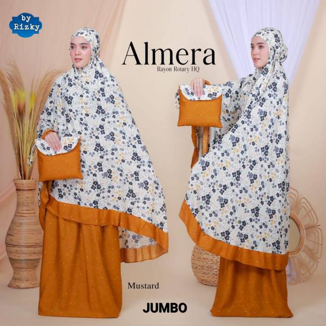 Almera Mukena Jumbo Rayon High Quality