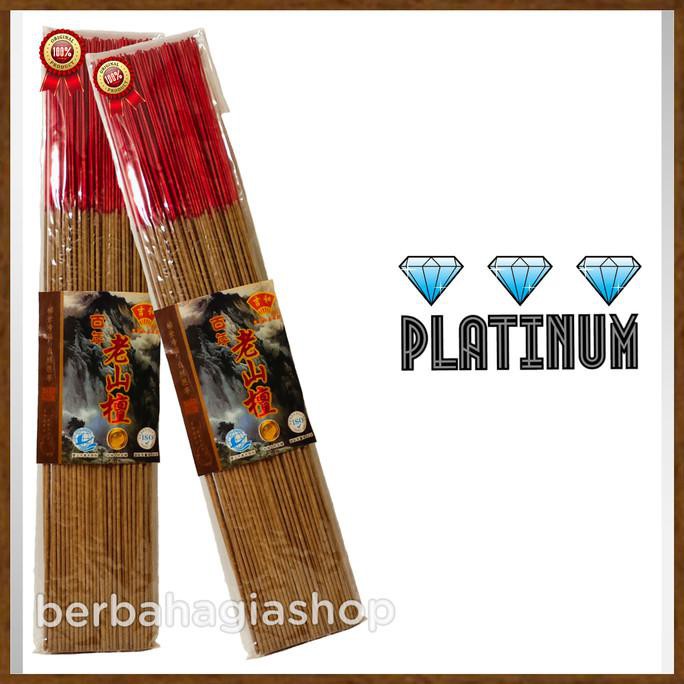 Produk Terbaik] Hio Dupa Kayu Cendana Asli Wangi Lao Shan Tan Xiang Platinum - Coklat Platinum