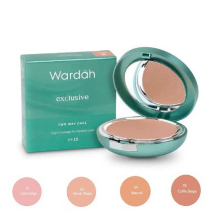 WARDAH Exclusive Two Way Cake | Bedak Foundation TWC