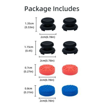 Thumb Gamepad stick extender grip ipega silicone 8in1 kit for ps3 ps5 ps4 pg-p5029 - Tombol analog