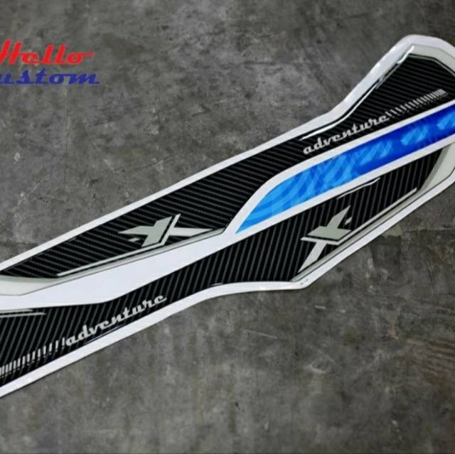 Stiker resin timbul sidepad atas Honda Adv 150 Premium