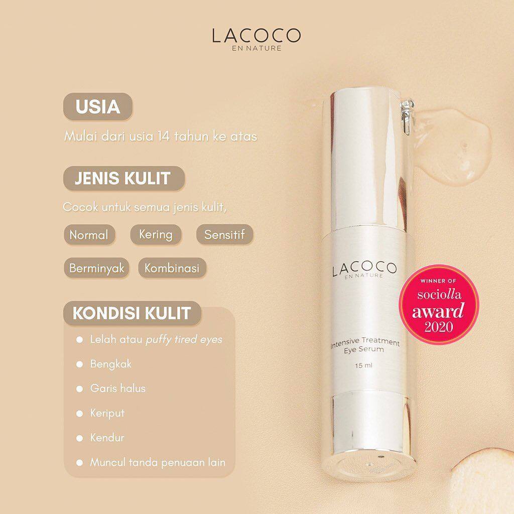 Lacoco Intensive Treatment Eye Serum - Eye Cream Krim Mata