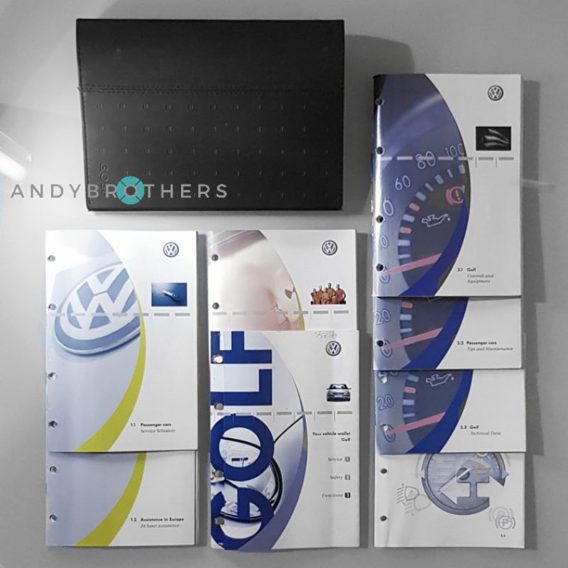 Buku Owners Manual Book Volkswagen VW GOLF GEN-4 MK4 1997-03 ORIGINAL