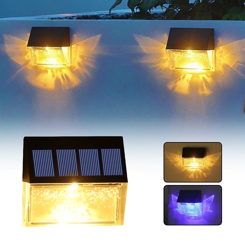 Lampu Dinding Led Tenaga Surya Anti Air Bentuk Kupu-Kupu Untuk Dekorasi Taman / Villa