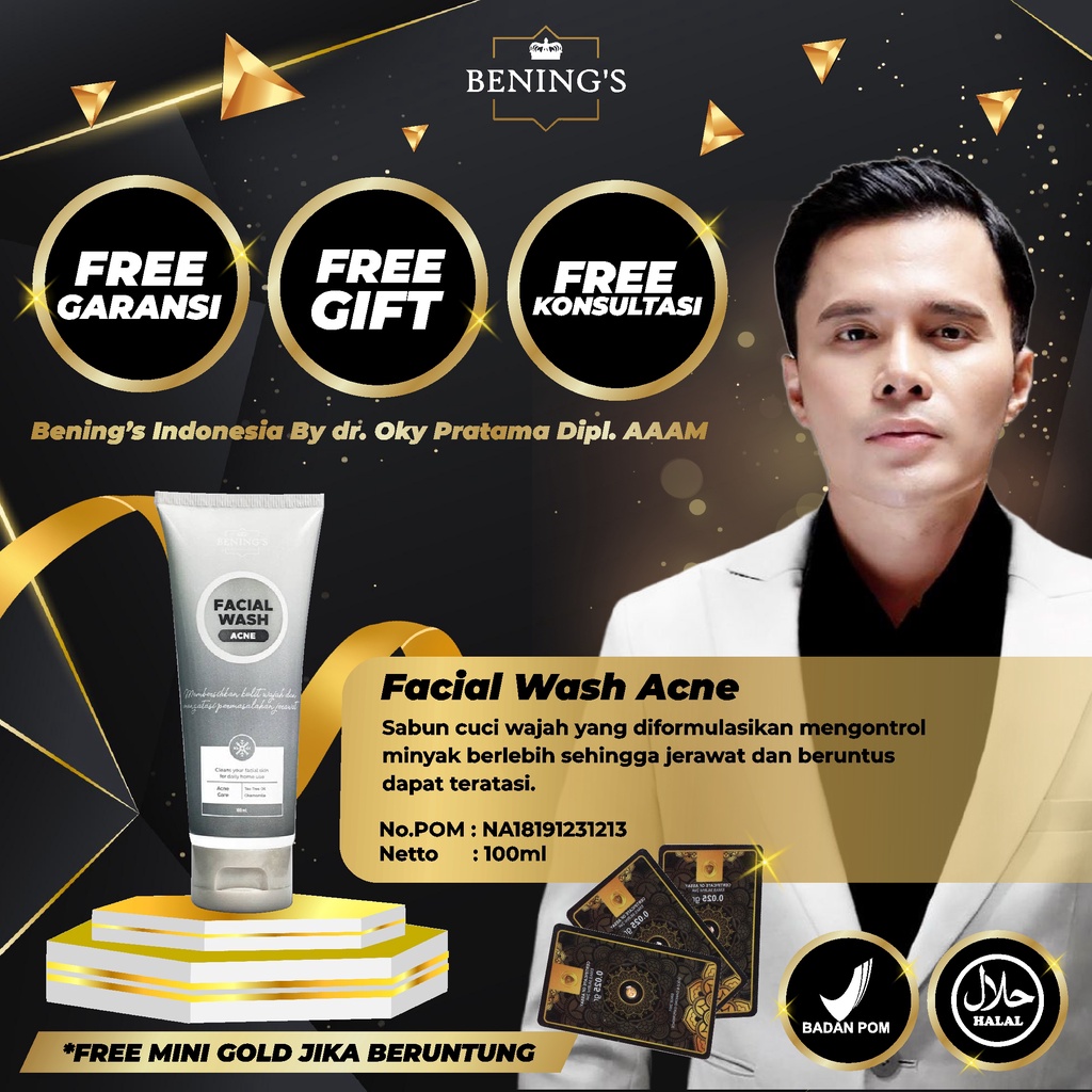 BENING’S FACIAL WASH | MEMBERSIHKAN KOTORAN &amp; MENYEGARKAN WAJAH