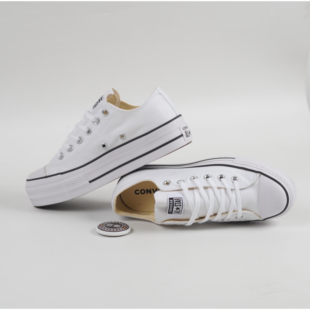 Sepatu Converse Classics Lift White Black