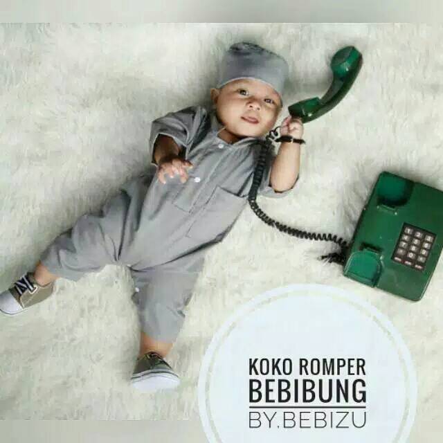 Koko romper bayi 0-6bulan original asli