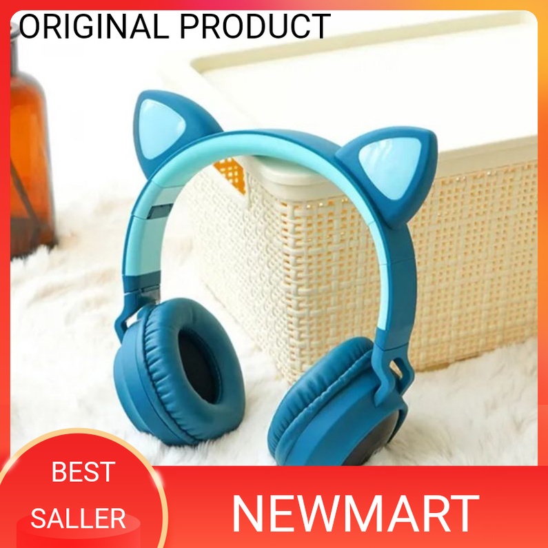 Ataru Headphone Bluetooth Bt028c - Biru