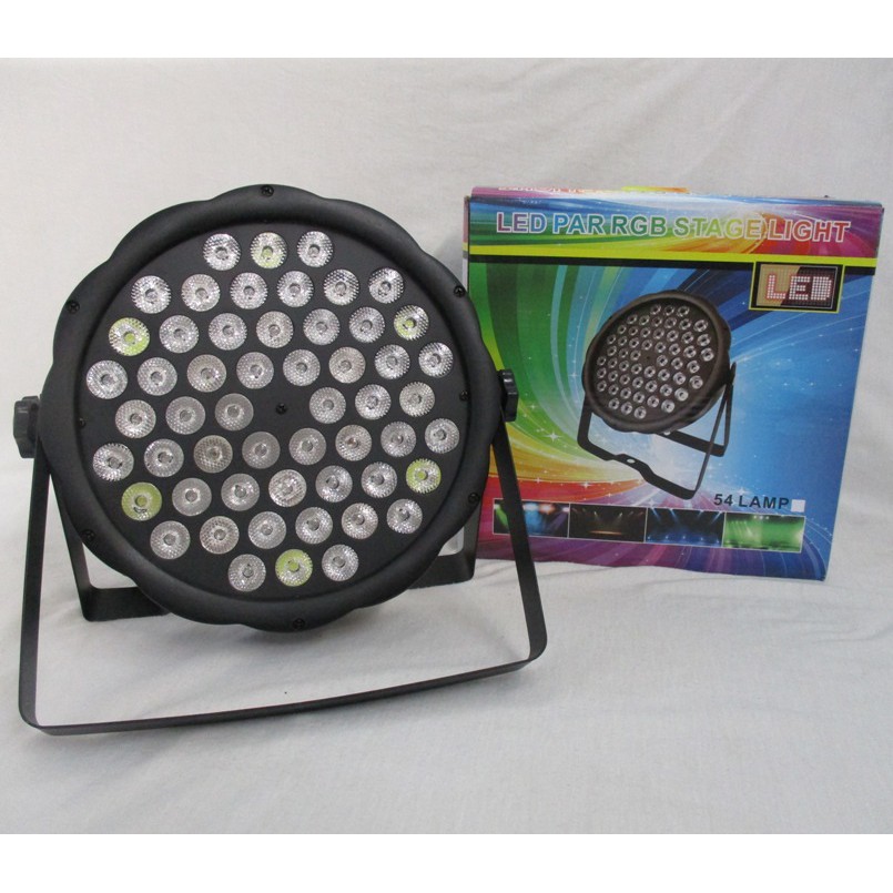 Lampu Sorot Tembak Panggung Led Par Light 54 Lamp RGB Warna Cahaya Disko Disco Lamp LED