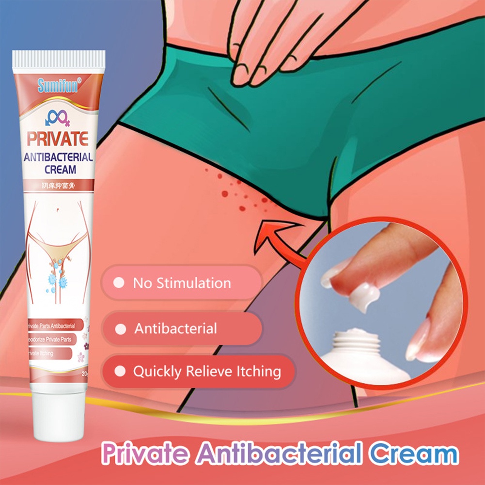 Efektif Krim Ketiak Perawatan Kebersihan Kulit Menghilangkan Bau Krim Antibakteri Pruritus Dermatitis Herbal Salep Anti-gatal Private Antibacterial Cream
