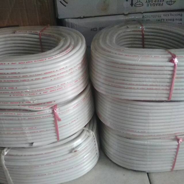 Kabel serabut hyo 2x1.5 / kabel bulat serabut / kabel serabut 2x1.5