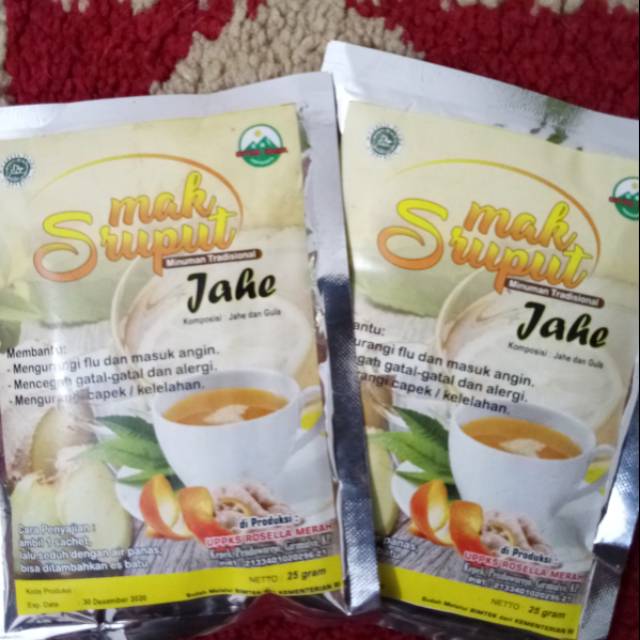 

wedhang jahe.. mak sruput.. yang diolah dengan higienis.. menyehatkan dengan gula aren ya bukan