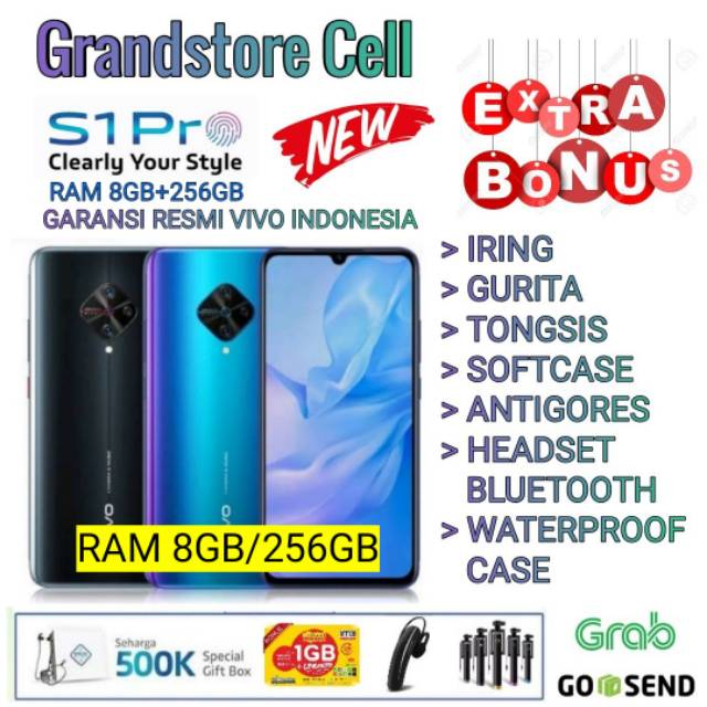 VIVO S1 PRO RAM 8/256 GB GARANSI RESMI VIVO INDONESIA