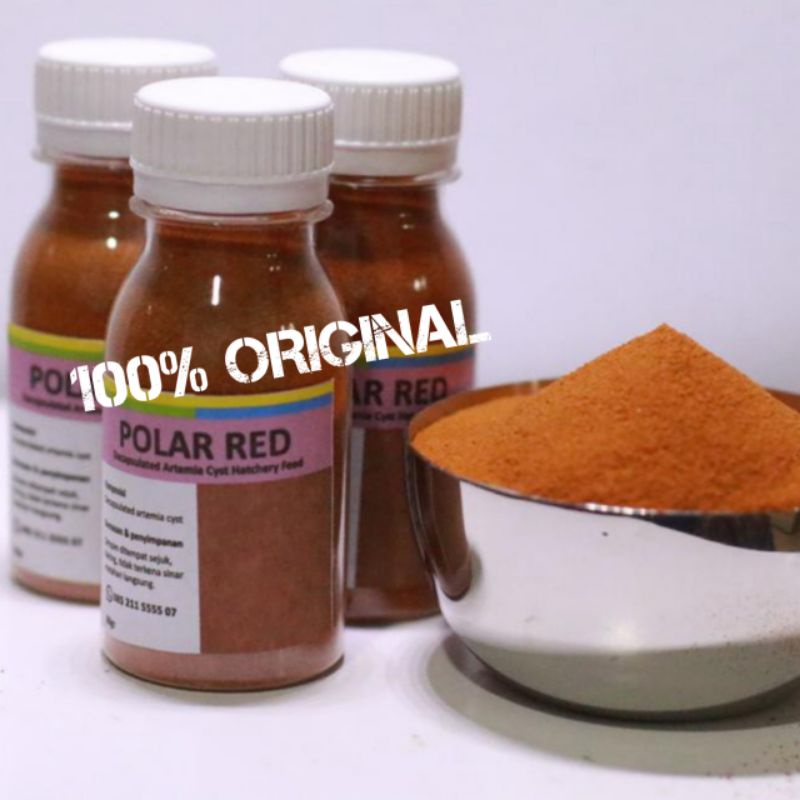 Artemia Polared Polar red artemia 50 gram