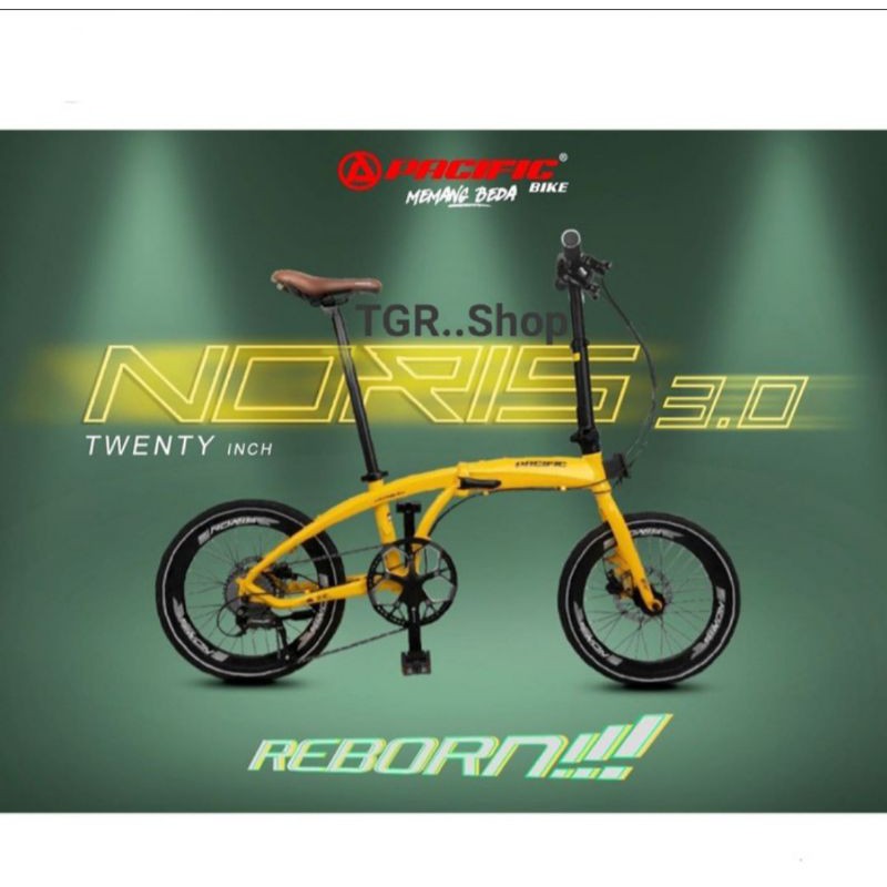 Sepeda Lipat 20 inch Pacific Noris 3.0 9speed