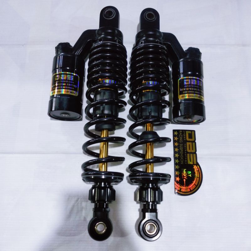 SHOCKBREAKER TABUNG DBS/8894 GP-SERIES MOTOR BEBEK RX KING-SUPRA-MEGAPRO-KARISMA-REVO-JUPITER Z-VEGA-BLACK/BLACK(AS GOLD)