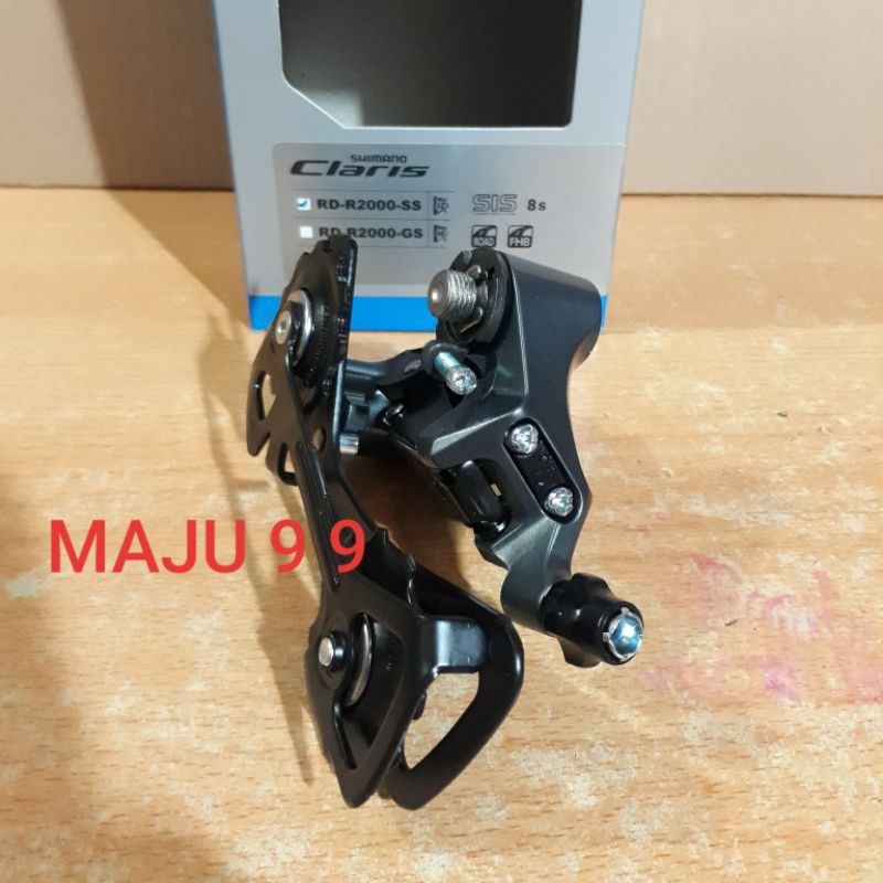 Rd Rear Derailleur Shimano Claris R2000 SS Sepeda lipat Roadbike 8 speed Short Cage Original