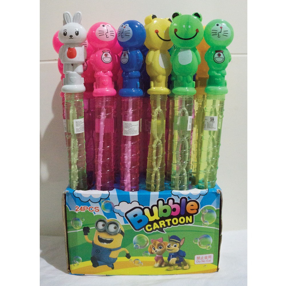 MAINAN BUBBLE / BUBBLE SABUN STICK / GELEMBUNG TIUP BALON KARAKTER / BUBBLE SABUN STIK PANJANG