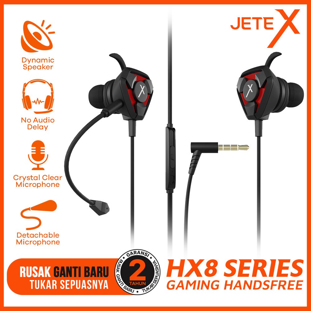 Headset Gaming Mic I Earphone Gaming JETEX HX8